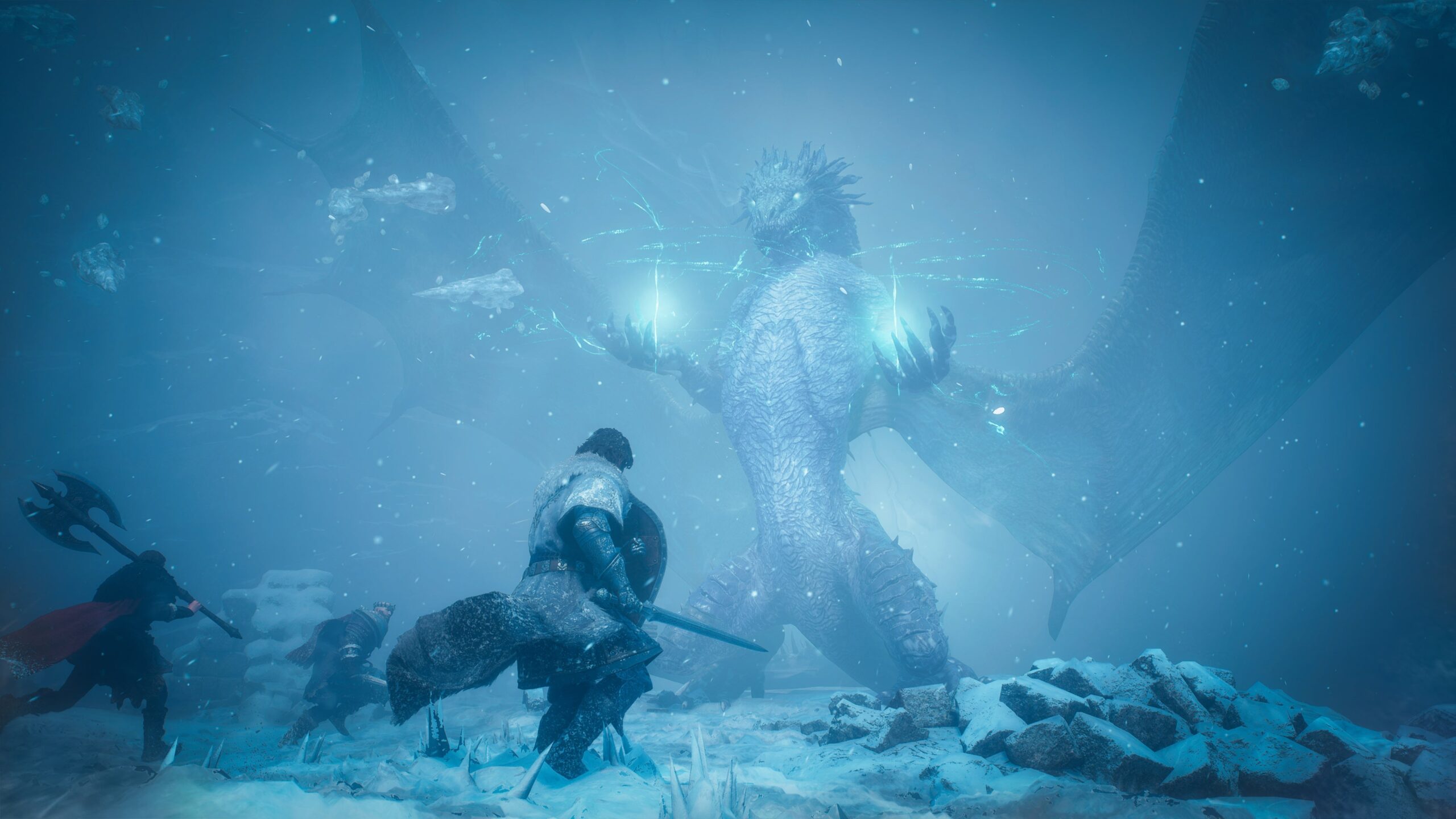 ドラゴンズドグマ2 ダークアリズン 極北の地で大型の敵と戦う覚者