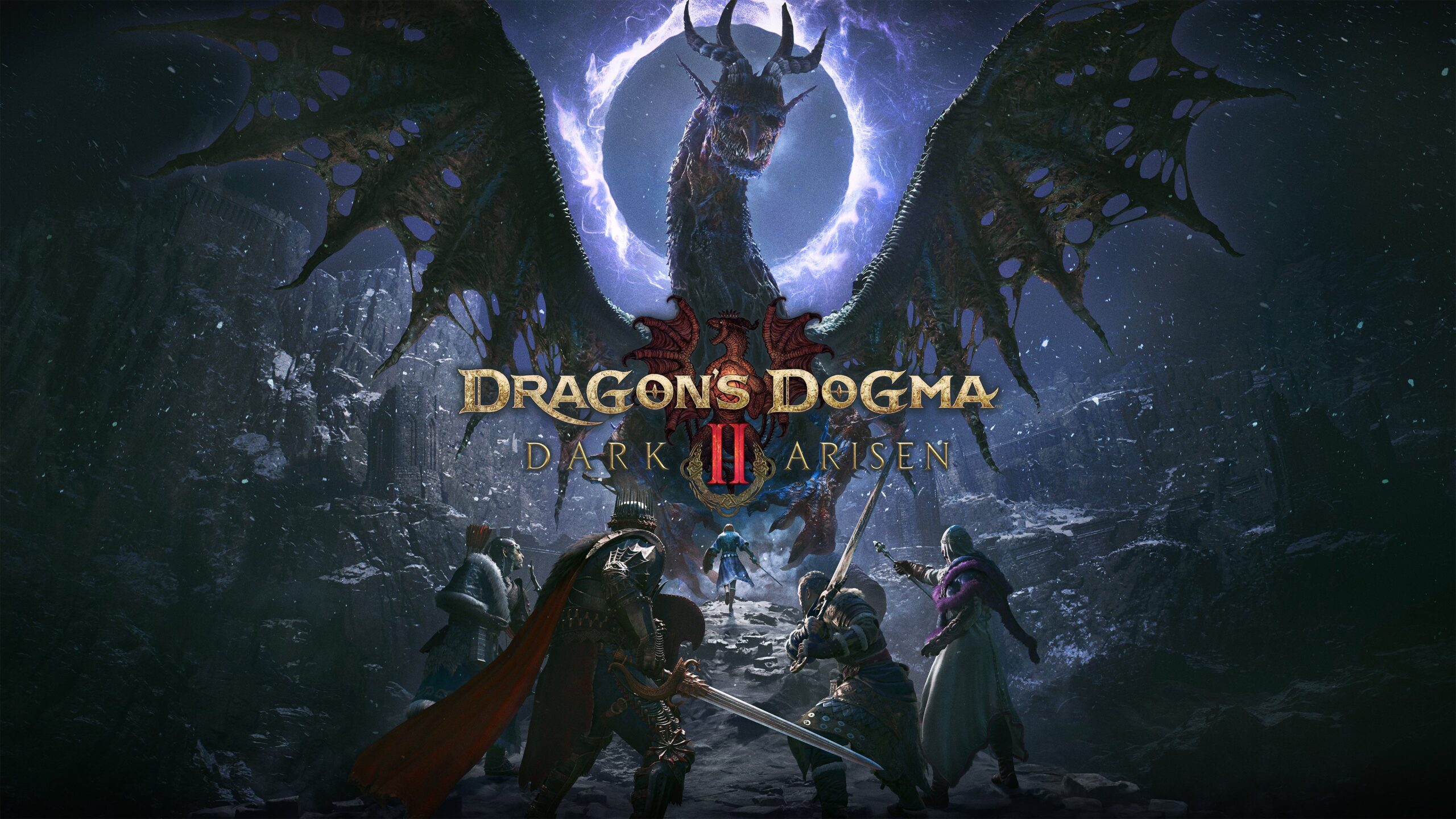 ドラゴンズドグマ2 ダークアリズン 公式キービジュアル 竜と覚者たち