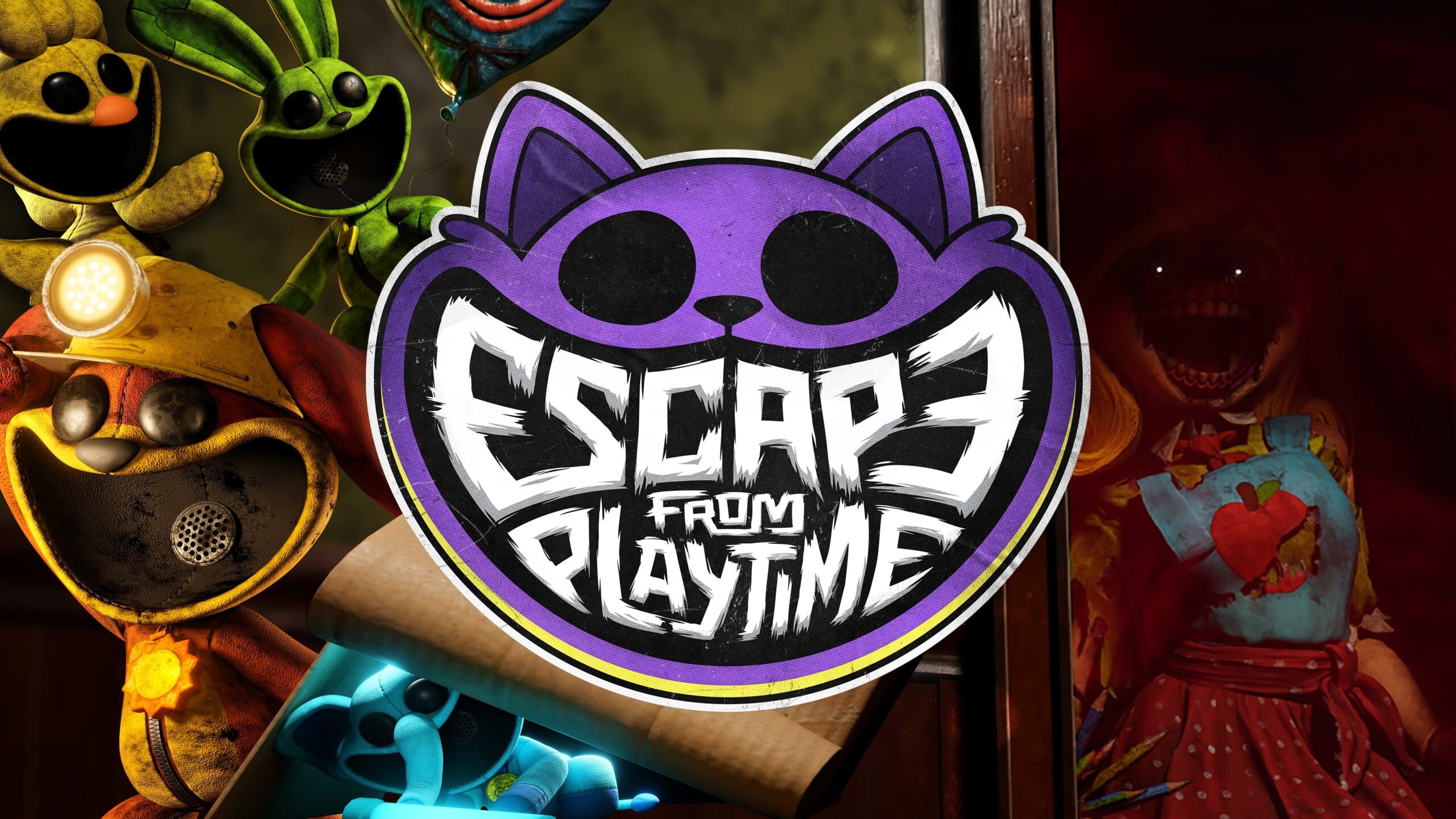 Escape from Playtime公式キービジュアル。Smiling Crittersが登場する