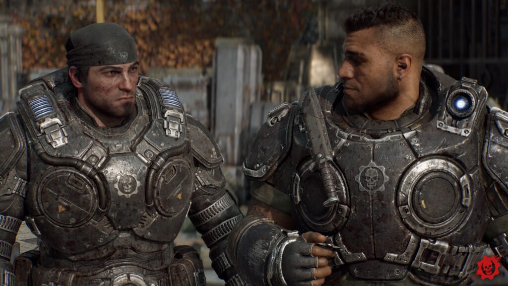 Gears of War: E-Dayのマーカスとドム