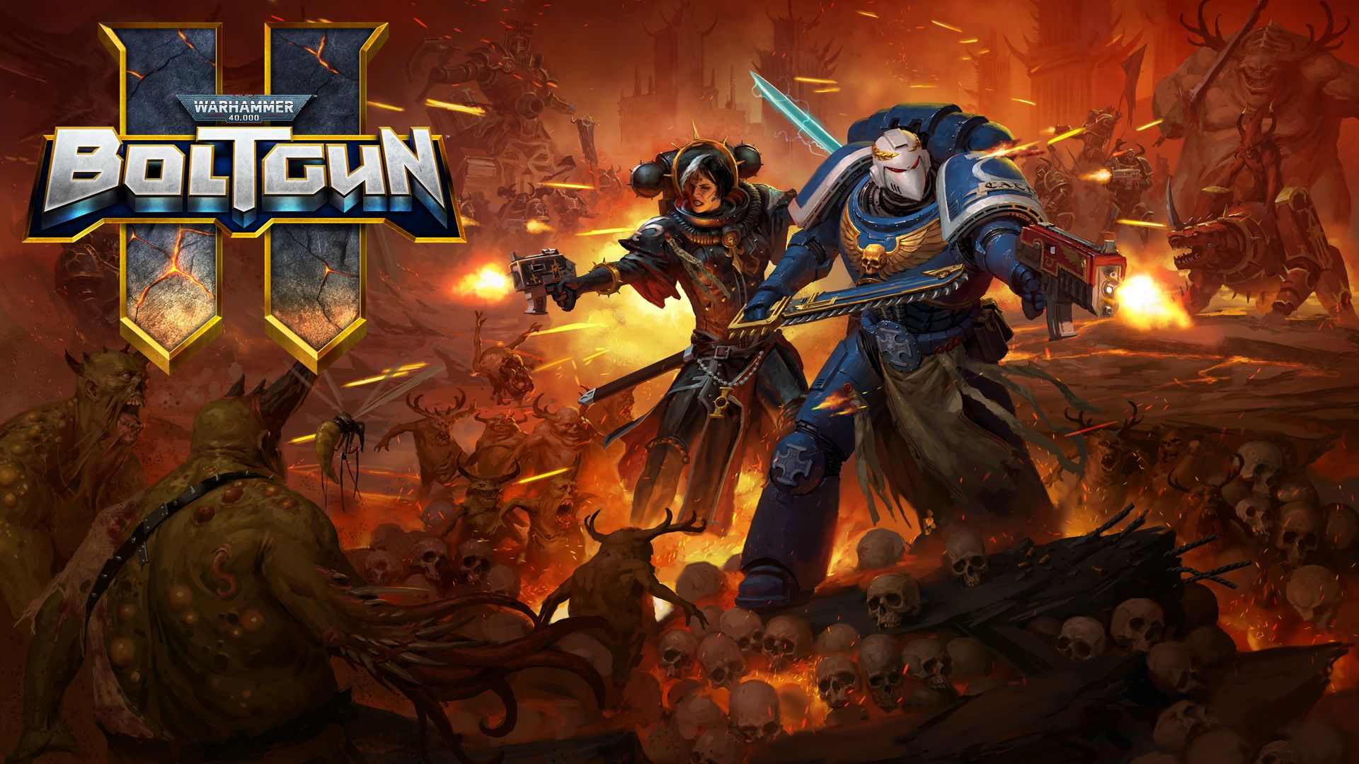 『Warhammer 40,000: Boltgun 2』の公式キービジュアル