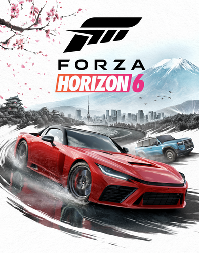 Forza Horizon 6 公式アート 富士山とスポーツカー
